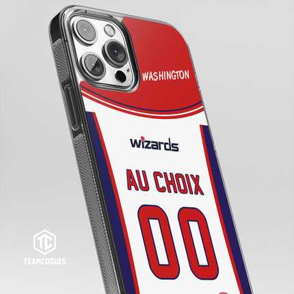 Coque basket NBA WASHINGTON WIZARDS personnalisable - TEAMCOQUES