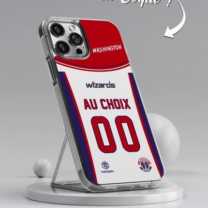 Vidéo Coque basket NBA WASHINGTON WIZARDS personnalisable - TEAMCOQUES