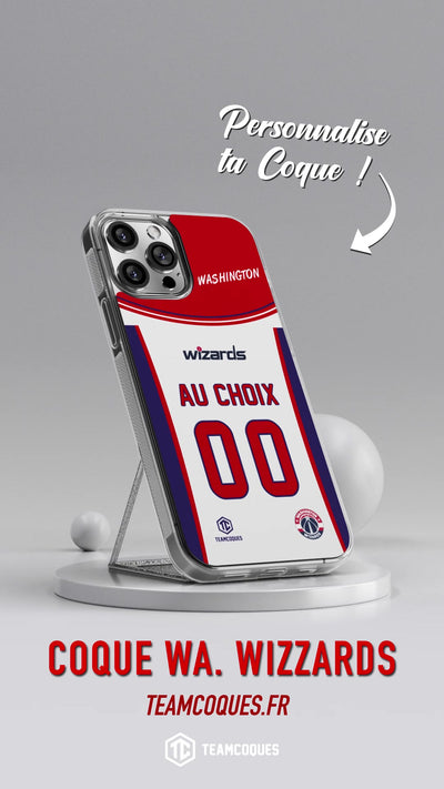 Vidéo Coque basket NBA WASHINGTON WIZARDS personnalisable - TEAMCOQUES