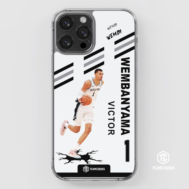 Coque joueur VICTOR WEMBANYAMA WEMBY SPURS SAN ANTONIO NBA - TEAMCOQUES