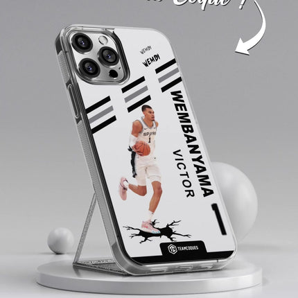 Vidéo Coque joueur VICTOR WEMBANYAMA WEMBY SPURS SAN ANTONIO NBA - TEAMCOQUES
