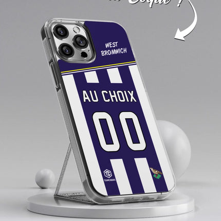 Vidéo Coque foot WEST BROMWICH personnalisable - TEAMCOQUES