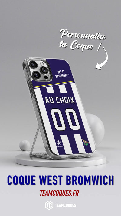 Vidéo Coque foot WEST BROMWICH personnalisable - TEAMCOQUES