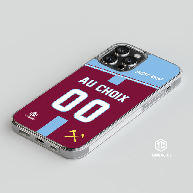 Coque foot WEST HAM personnalisable - TEAMCOQUES