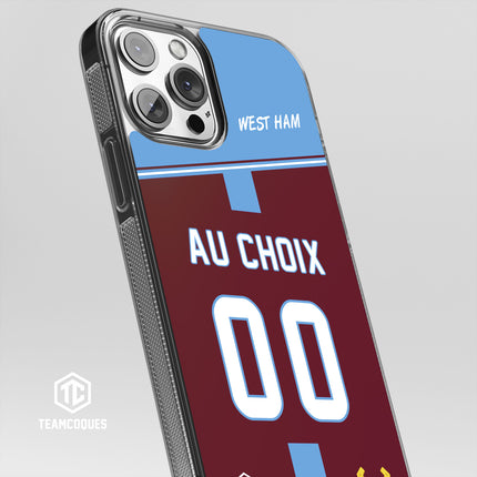 Coque foot WEST HAM personnalisable - TEAMCOQUES