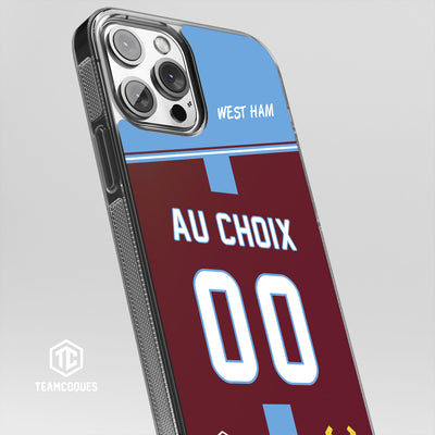 Coque foot WEST HAM personnalisable - TEAMCOQUES