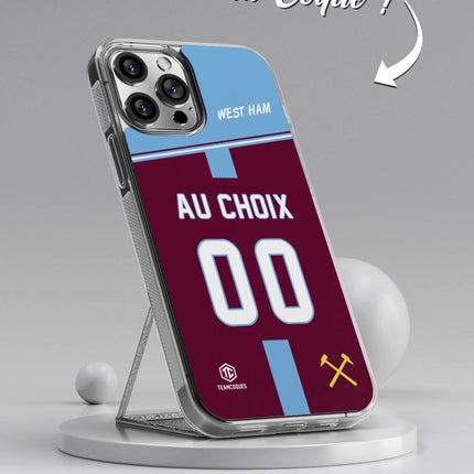 Vidéo Coque foot WEST HAM personnalisable - TEAMCOQUES