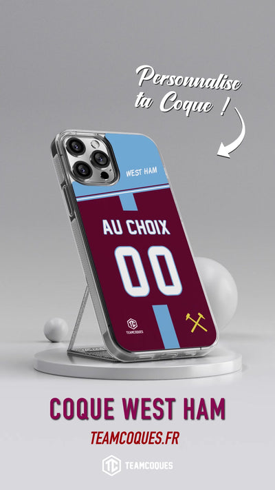 Vidéo Coque foot WEST HAM personnalisable - TEAMCOQUES