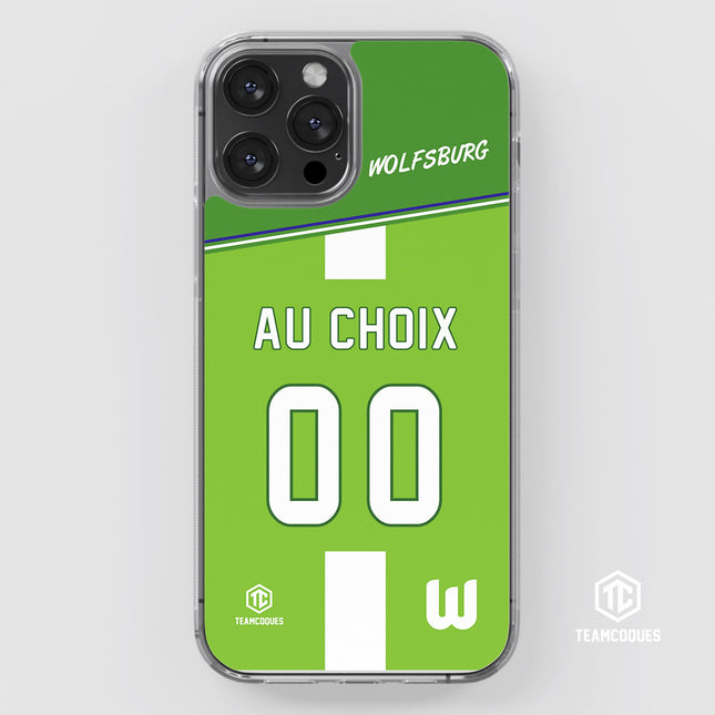 Coque foot WOLFSBURG personnalisable - TEAMCOQUES