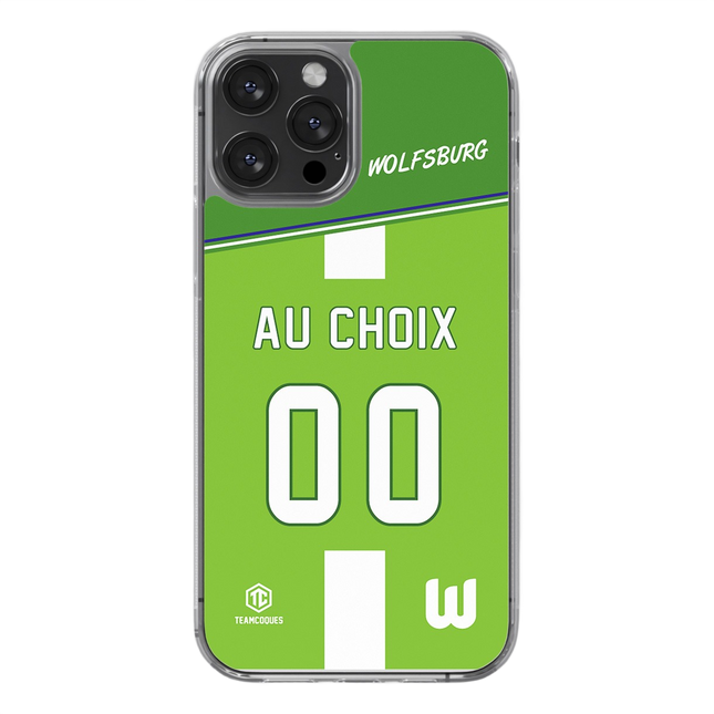 Coque foot WOLFSBURG personnalisable - TEAMCOQUES