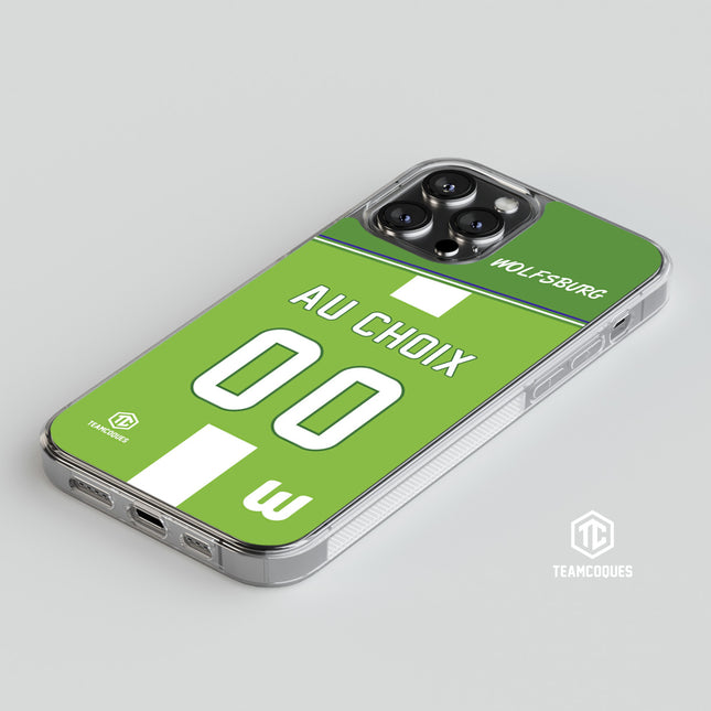 Coque foot WOLFSBURG personnalisable - TEAMCOQUES