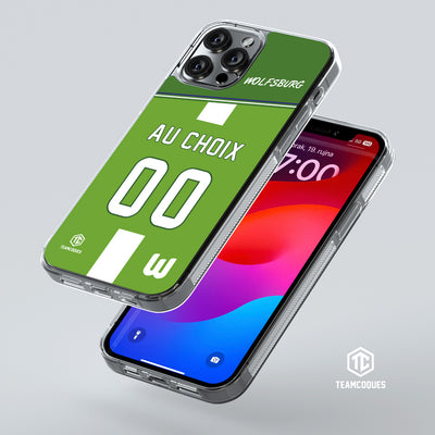 Coque foot WOLFSBURG personnalisable - TEAMCOQUES