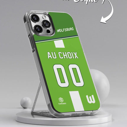 Vidéo Coque foot WOLFSBURG personnalisable - TEAMCOQUES