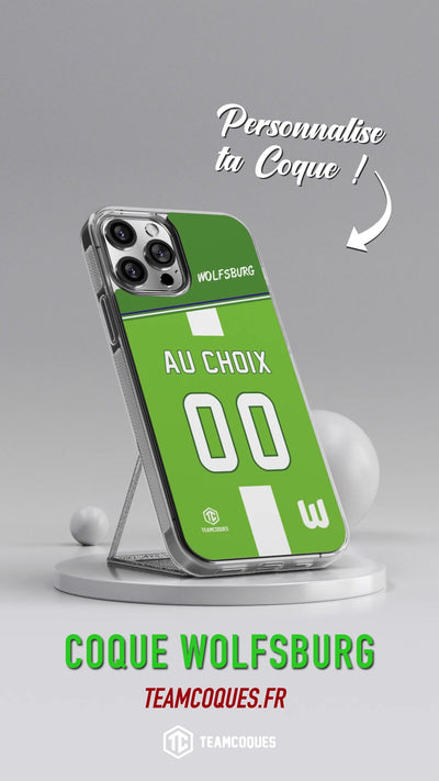 Vidéo Coque foot WOLFSBURG personnalisable - TEAMCOQUES