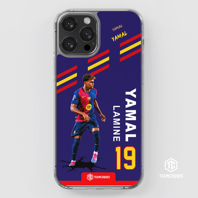 Coque joueur LAMINE YAMAL BARCELONE BARÇA - TEAMCOQUES