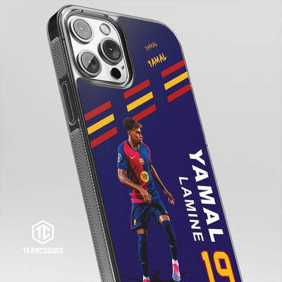 Coque joueur LAMINE YAMAL BARCELONE BARÇA - TEAMCOQUES