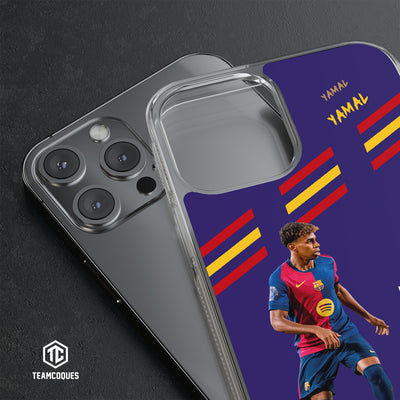 Coque joueur LAMINE YAMAL BARCELONE BARÇA - TEAMCOQUES