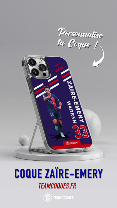 Vidéo Coque joueur WARREN ZAIRE-EMERY PARIS - TEAMCOQUES