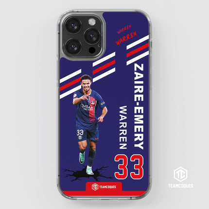 Coque joueur WARREN ZAIRE-EMERY PARIS PSG - TEAMCOQUES