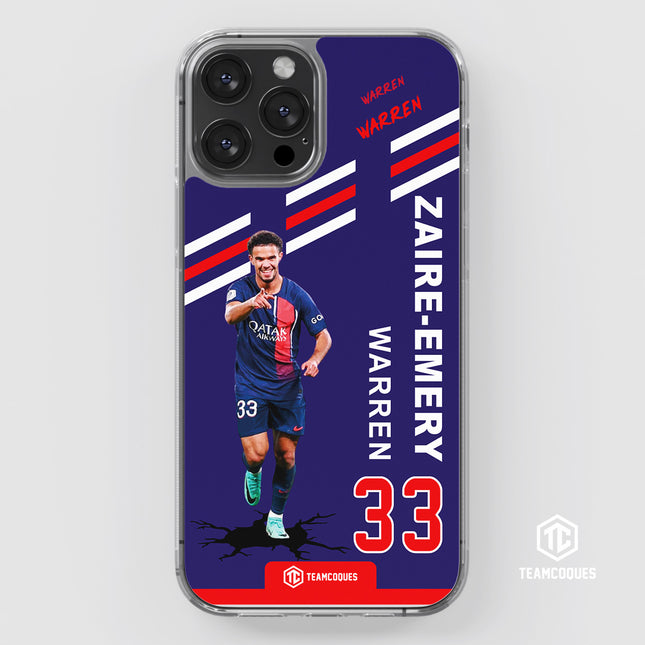 Coque joueur WARREN ZAIRE-EMERY PARIS - TEAMCOQUES