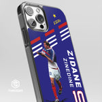 Coque joueur ZINEDINE ZIDANE ZIZOU EQUIPE DE FRANCE 1998 - TEAMCOQUES