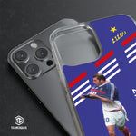Coque joueur ZINEDINE ZIDANE ZIZOU EQUIPE DE FRANCE 1998 - TEAMCOQUES