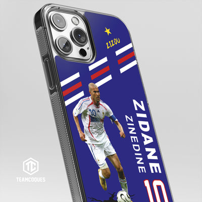 Coque joueur ZINEDINE ZIDANE ZIZOU EQUIPE DE FRANCE 2006 - TEAMCOQUES