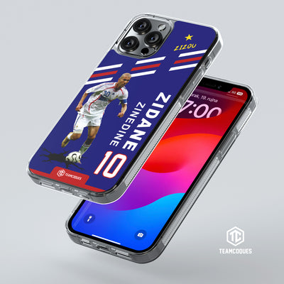 Coque joueur ZINEDINE ZIDANE ZIZOU EQUIPE DE FRANCE 2006 - TEAMCOQUES