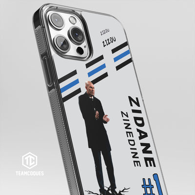 Coque joueur ZINEDINE ZIDANE ZIZOU COACH ENTRAÎNEUR - TEAMCOQUES