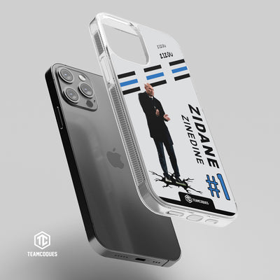 Coque joueur ZINEDINE ZIDANE ZIZOU COACH ENTRAÎNEUR - TEAMCOQUES