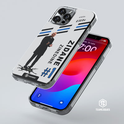 Coque joueur ZINEDINE ZIDANE ZIZOU COACH ENTRAÎNEUR - TEAMCOQUES