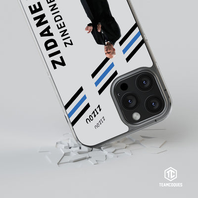Coque joueur ZINEDINE ZIDANE ZIZOU COACH ENTRAÎNEUR - TEAMCOQUES