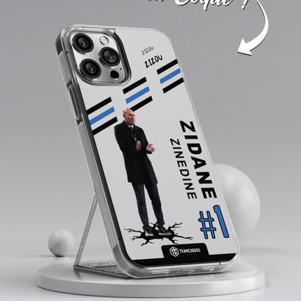 Vidéo Coque joueur ZINEDINE ZIDANE ZIZOU COACH ENTRAÎNEUR - TEAMCOQUES