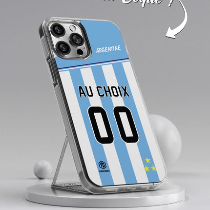 Vidéo Coque foot ARGENTINE personnalisable - TEAMCOQUES