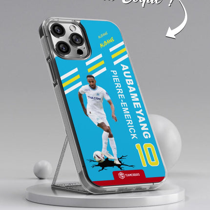 Vidéo Coque joueur PIERRE-EMERICK AUBAMEYANG AUBAME MARSEILLE OM - TEAMCOQUES