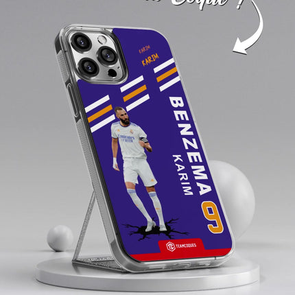 Vidéo Coque joueur KARIM BENZEMA REAL MADRID 2022 - TEAMCOQUES
