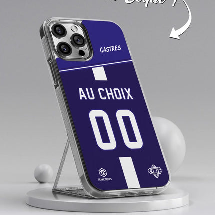 Vidéo Coque rugby CASTRES personnalisable - TEAMCOQUES