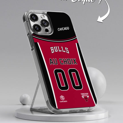 Vidéo Coque basket NBA CHICAGO BULLS personnalisable - TEAMCOQUES