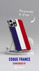 Vidéo Coque drapeau FRANCE 1 personnalisable - TEAMCOQUES
