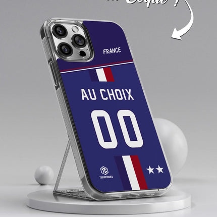 Vidéo Coque foot EQUIPE DE FRANCE 2016 DOMICILE personnalisable - TEAMCOQUES