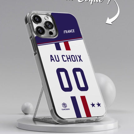 Vidéo Coque foot EQUIPE DE FRANCE 2018 EXTERIEUR personnalisable - TEAMCOQUES