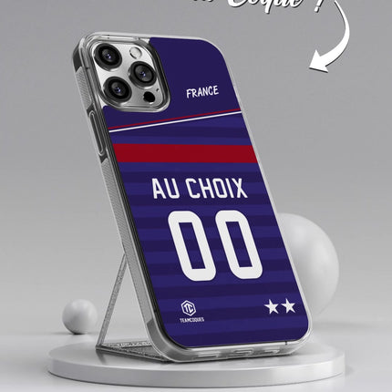 Vidéo Coque foot EQUIPE DE FRANCE 2020 DOMICILE personnalisable - TEAMCOQUES