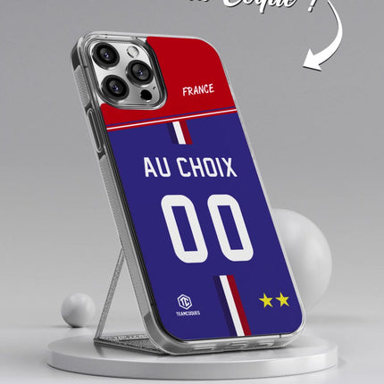 Vidéo Coque foot EQUIPE DE FRANCE 2024 DOMICILE personnalisable - TEAMCOQUES