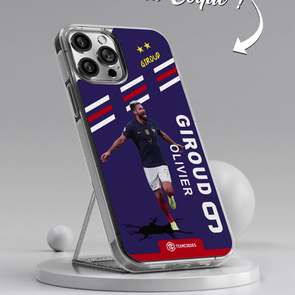 Vidéo Coque joueur OLIVIER GIROUD EQUIPE DE FRANCE EDF 2022 - TEAMCOQUES