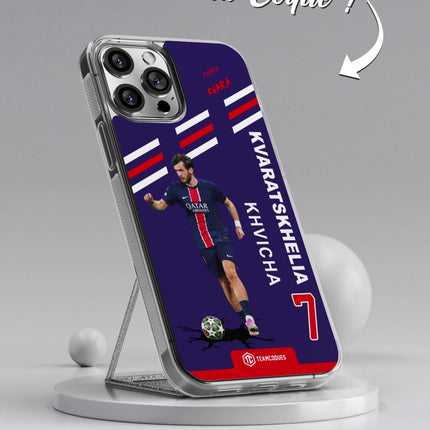 Vidéo Coque joueur KHVICHA KVARATSKHELIA KVARA PARIS - TEAMCOQUES