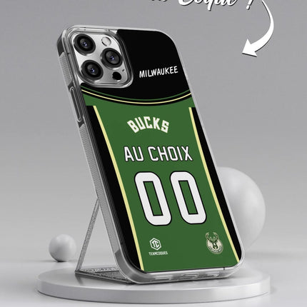Vidéo Coque basket NBA MILWAUKEE BUCKS personnalisable - TEAMCOQUES