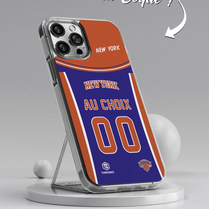 Vidéo Coque basket NBA NEW YORK KNICKS personnalisable - TEAMCOQUES