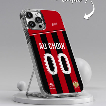 Vidéo Coque foot NICE OGC personnalisable - TEAMCOQUES