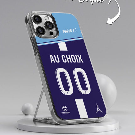 Vidéo Coque foot PARIS FC PFC personnalisable - TEAMCOQUES