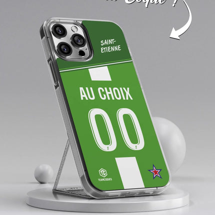 Vidéo Coque foot SAINT-ETIENNE ASSE personnalisable - TEAMCOQUES